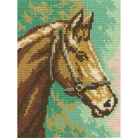 Chestnut Horse Counted Cross Stitch Kit by RTO
