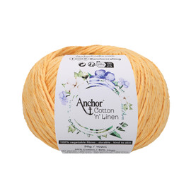 Crochet Yarn: Cotton 'n' Linen: 4 Ply 50g Ball: Apricot