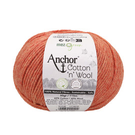 Crochet/Knitting Yarn: Cotton 'n' Wool: 4 Ply 50g Ball: Jasper
