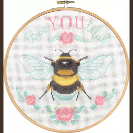 Bee-You-Tiful Counted Cross Stitch Kit By Permin