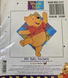 Pooh's Patchwork Counted Cross Stitch Kit by Disney