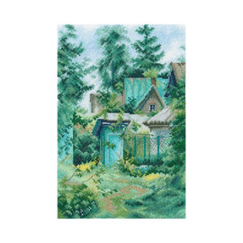 Old Country House Counted Cross Stitch Kit by RTO