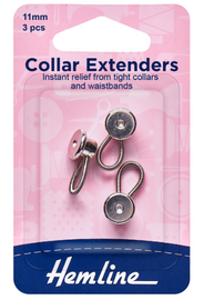  11mm 3piece Metal Collar Expanders by Hemline