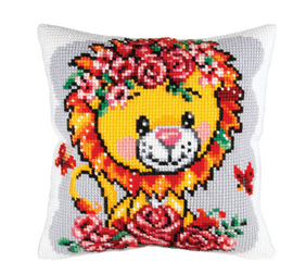 Lion Cub Chunky Cross Stitch Kit by Collection d' Art