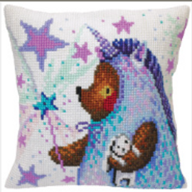 In the Unicorn's Suit Chunky Cross Stitch Kit by Collection d' Art