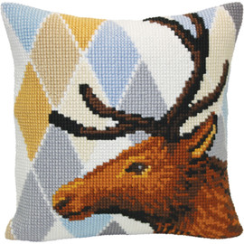 Deer Chunky Cross Stitch Kit by Collection d'Art