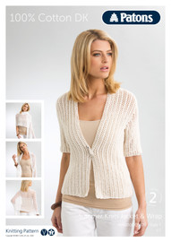 Pattern: 100% Cotton DK: Cardigan and Wrap