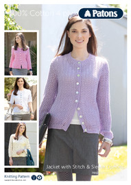Pattern: 100% Cotton 4 Ply: Ladies Jacket