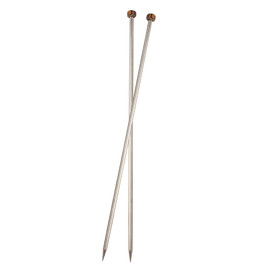 Knitting Pins: Single-Ended: Nova Metal: 25cm x 3mm