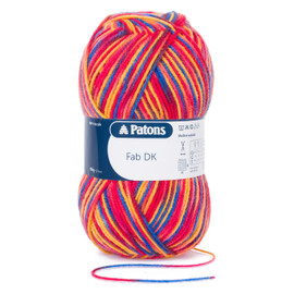 Crochet/Knitting Yarn: Fab: Double Knitting: 1 x 100g: Raspberry