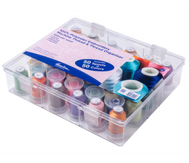 Polyester Thread for Machine Embroidery - Filled - Thread Box and Storage Organiser 