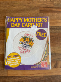 CHARITY - Happy Mothers Day Cross Stitch Card Kit