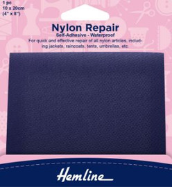 Self Adhesive Nylon Repair Patch in Navy by Hemline