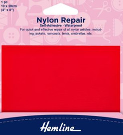 Self Adhesive Nylon Repair in Red by Hemline