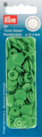 Non-sew Colour Snaps Ø12.4 light green x 30pc