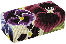 Pansies Tapestry Doorstop Kit