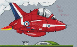 Red Arrows Cross Stitch Kit By Stitchtastic