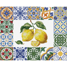 Lemon Essence of the Mediterranean Cross Stitch Kit by Luca S