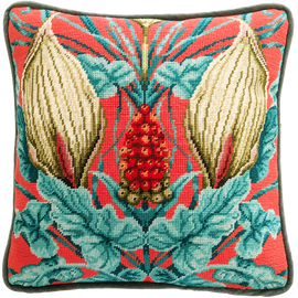 Mortal Lily Tapestry Cushion Kit by Bothy Threads