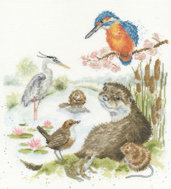 The Water's Edge Counted Cross Stitch Kit by Bothy Threads