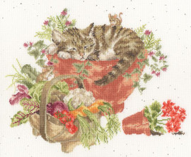 Purrrfect Spot Counted Cross Stitch Kit by Bothy Threads