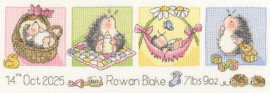 Little Hoglet Counted Cross Stitch Kit by Bothy Threads