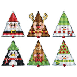 Holiday Jingle Ornaments Counted Cross Stitch Kit By Design Works
