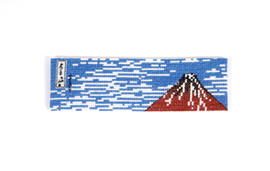 Red Fuji Bookmark Cross Stitch Kit From the Master Collection by DMC