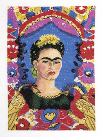 Frida Kahlo Cross Stitch Kit From the Master Collection by DMC