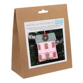 Beaded House Felt Decoration Kit by Trimits