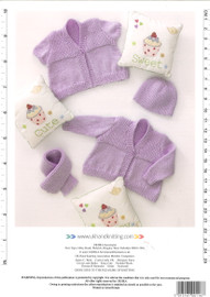 Pattern: Double Knitting: Cardigans, Hat and Scarf (116) by UK Hand Knitting Association