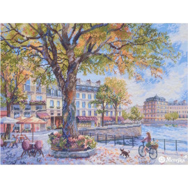 Chasing Morning Light Counted Cross Stitch Kit by Merejka 