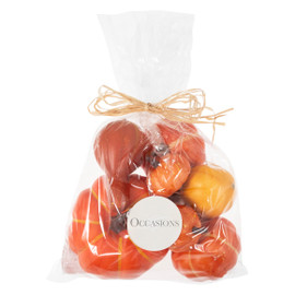 Pumpkins & Gourds in Bag: 7 Pieces by Occasions Pumpkins & Gourds in Bag: 7 Pieces by Occasions