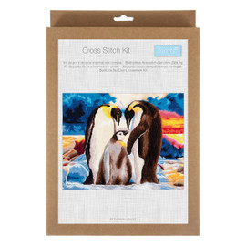 Penguins Counted Cross Stitch Kit by Trimits Penguins Counted Cross Stitch Kit by Trimits