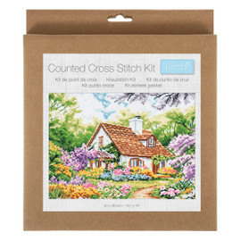 House Counted Cross Stitch Kit By Trimits House Counted Cross Stitch Kit By Trimits