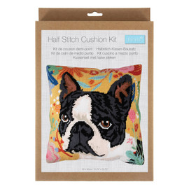 Dog Half Stitch/Tapestry Cushion Kit by Trimits Dog Half Stitch/Tapestry Cushion Kit by Trimits