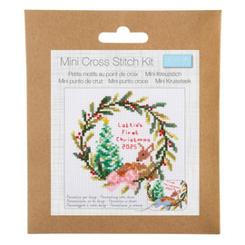 Baby's First Christmas Counted Cross Stitch Kit by Trimits Baby's First Christmas Counted Cross Stitch Kit by Trimits