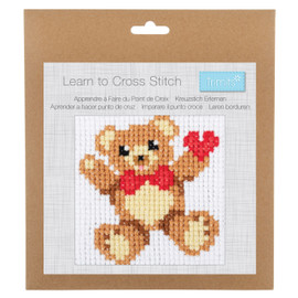 Teddy Bear Beginners Counted Cross Stitch Kit By Trimits Teddy Bear Beginners Counted Cross Stitch Kit By Trimits
