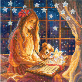 Magic Book Counted Cross Stitch Kit by Riolis Magic Book Counted Cross Stitch Kit by Riolis