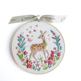 Frolicking Fawn Embroidery Kit by Makebox Frolicking Fawn Embroidery Kit by Makebox