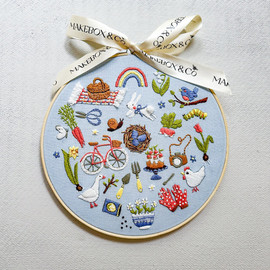 Spring Embroidery Kit by Makebox Spring Embroidery Kit by Makebox