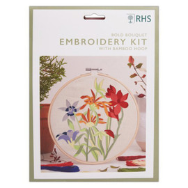 Bold Bouquet Embroidery Kit by RHS Bold Bouquet Embroidery Kit by RHS
