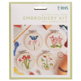 Butterfley & Flora Embroidery Kit by RHS Butterfley & Flora Embroidery Kit by RHS