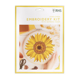 Sunflower Embroidery Kit by RHS Sunflower Embroidery Kit by RHS