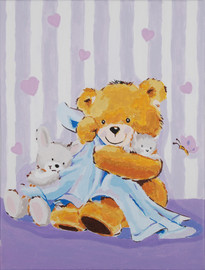 Bear with a Blanket Paint-by-Numbers Kit by Vervaco Bear with a Blanket Paint-by-Numbers Kit by Vervaco