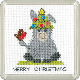 Tree Hat Donkey Coaster Cross stitch Kit By Heritage Tree Hat Donkey Coaster Cross stitch Kit By Heritage