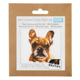 French Bulldog Mini Counted Cross Stitch Kit by Trimits French Bulldog Mini Counted Cross Stitch Kit by Trimits