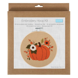 Pumpkin Embroidery Kit with Hoop by Trimits Pumpkin Embroidery Kit with Hoop by Trimits