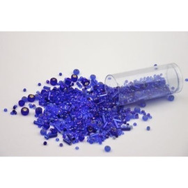 Shades of Blue Glass Beads 20g by Peak Dales