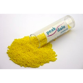 Yellow Opaque Glass Seed Beads 35g by Peak Dales Yellow Opaque Glass Seed Beads 35g by Peak Dales